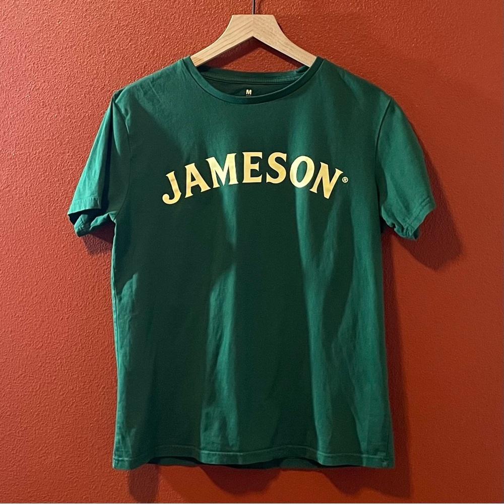 Jameson Men’s Green Spellout “Taste Responsible” Irish Whiskey‎ Tee Shirt